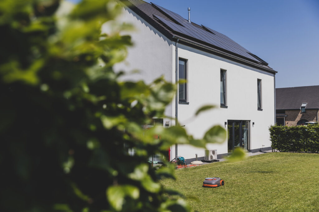 Maison avec une ossature en bois